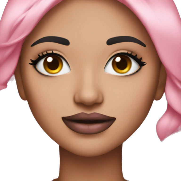 Pink make up emoji