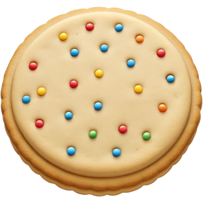 Sugar cookie emoji