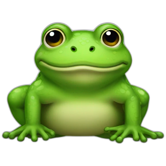 Ha Big frog emoji