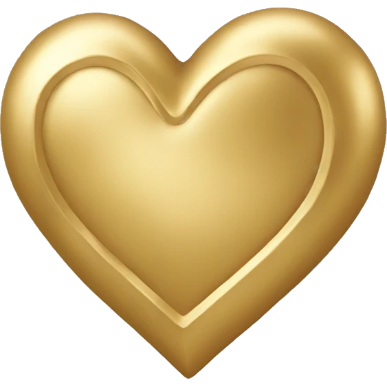 gold heart emoji