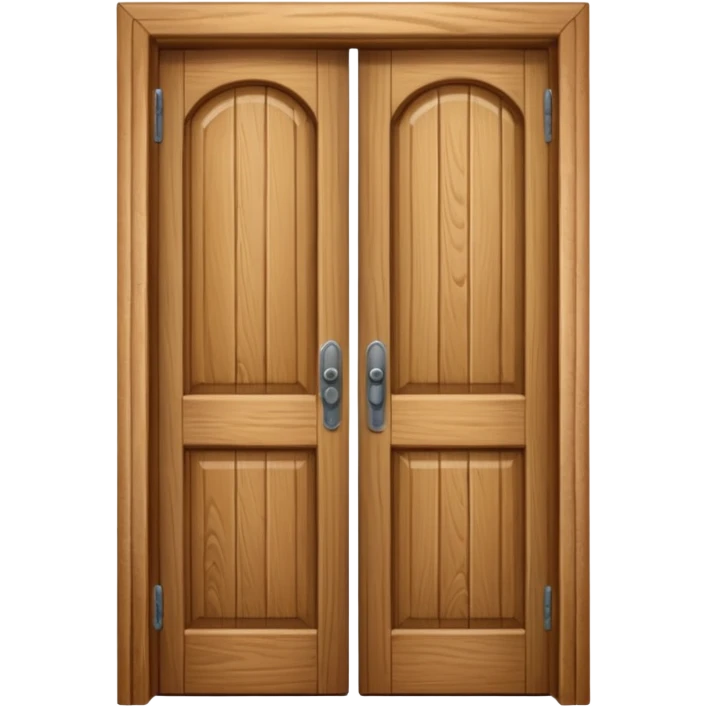 opened wooden door emoji
