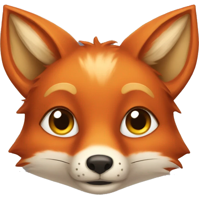 Fox that blushes emoji