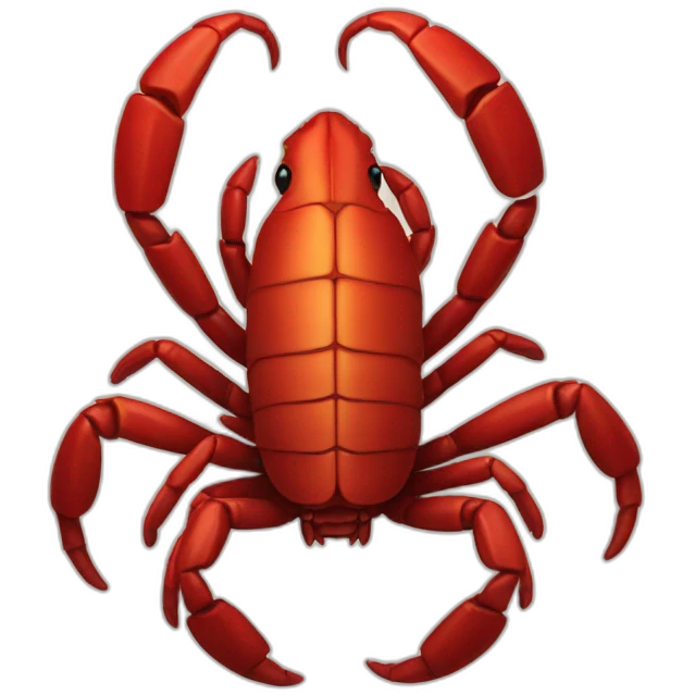 red scorpion emoji