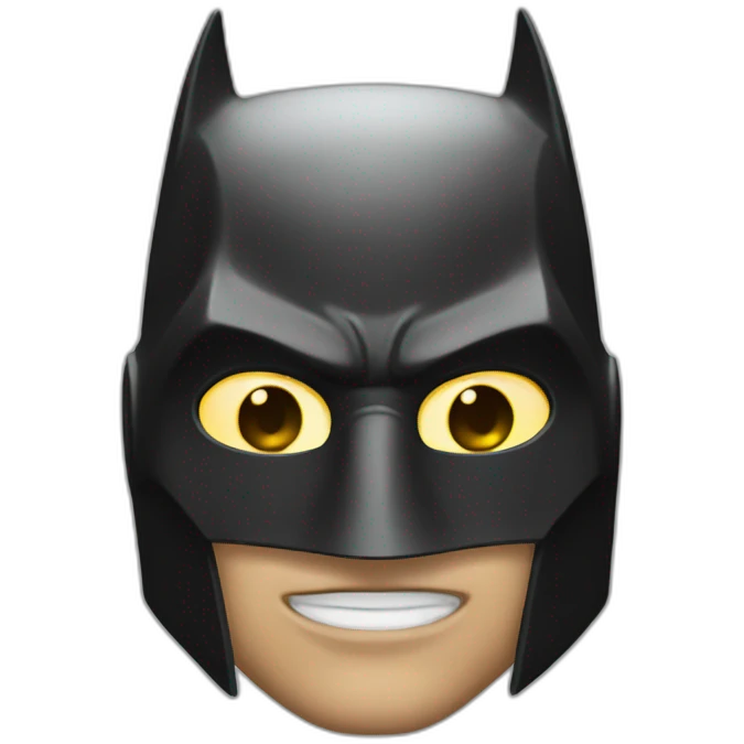 Batman in mask emoji