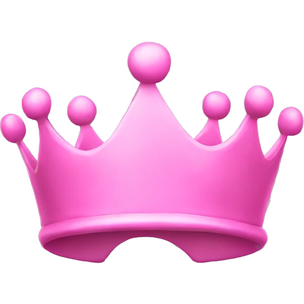 crown pink  emoji