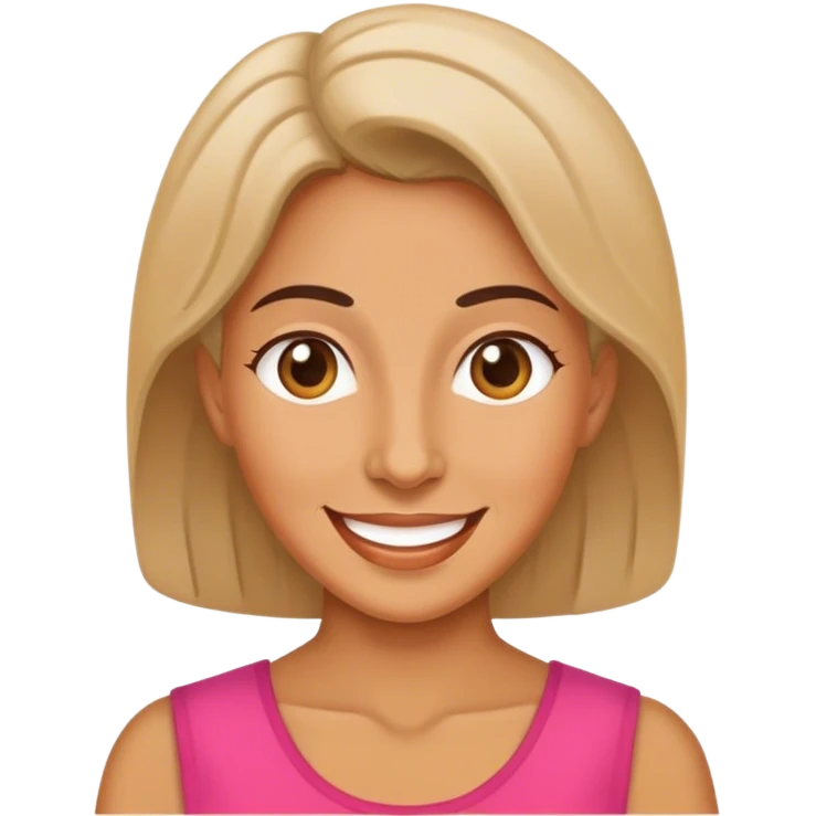 Head of happy mom emoji
