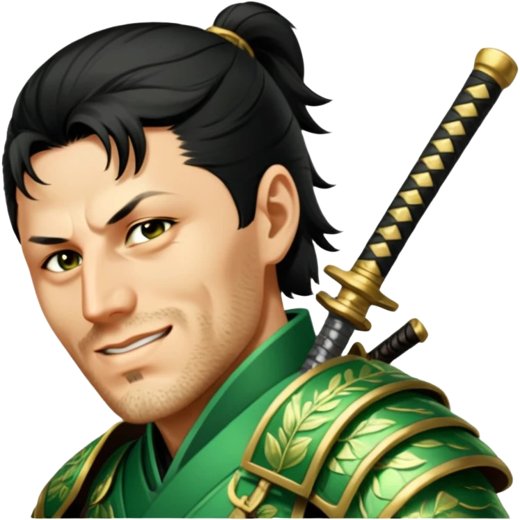 Emerald Samurai emoji