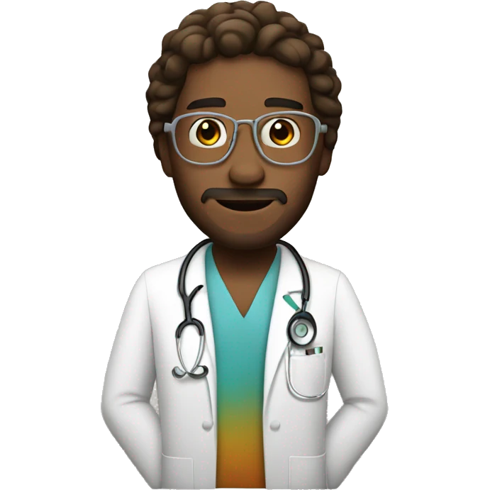 Hippie doctor emoji