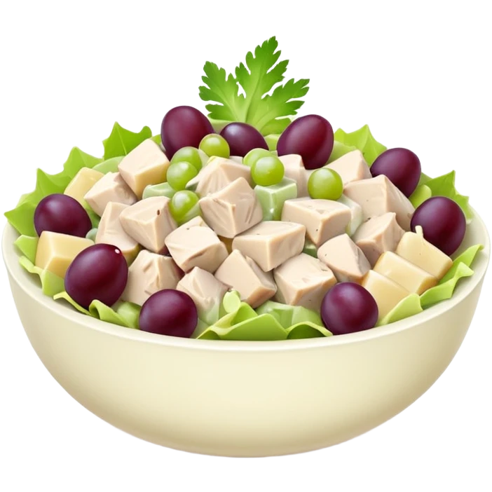 Chicken salad for my girlfriend’s nickname emoji