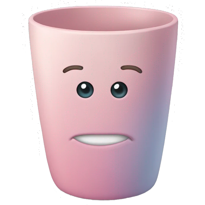 Vaso Stanley rosa pastel  emoji