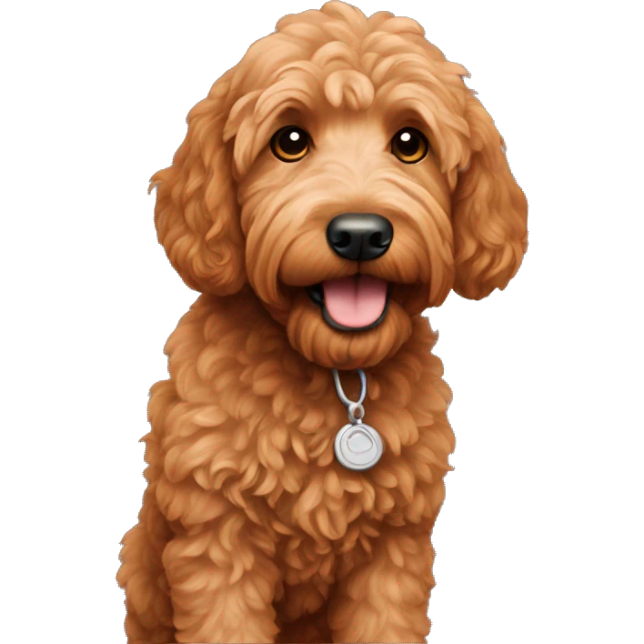 Red Goldendoodle emoji