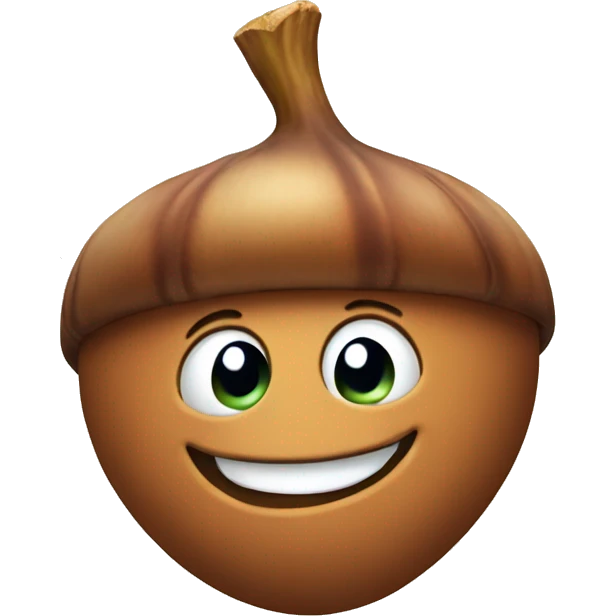 Happy Acorn  emoji
