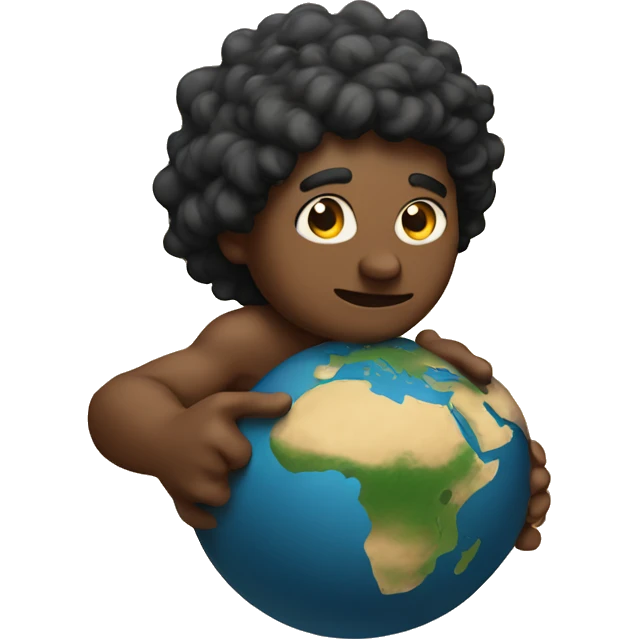 God holding the world emoji
