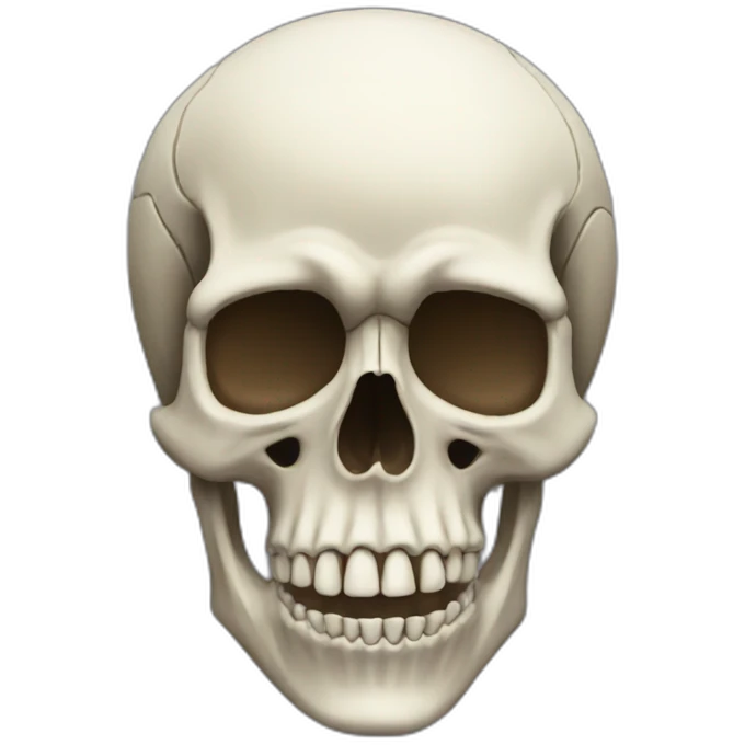Skeleton giga chad emoji