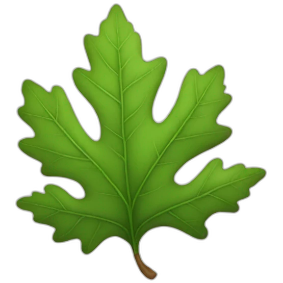 oak leaf emoji