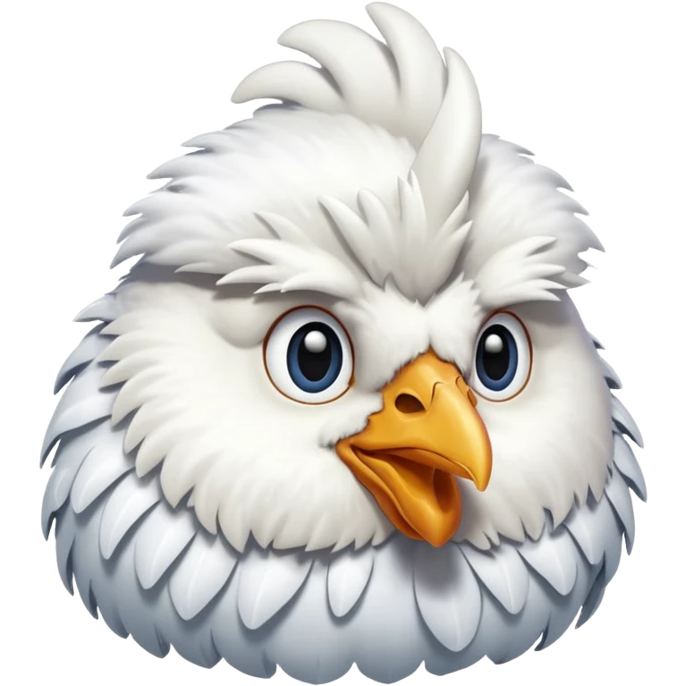 White christmas chicken emoji