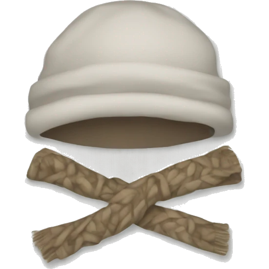 winter scarf emoji