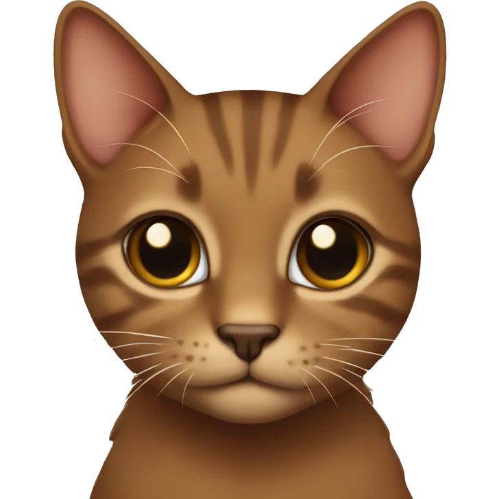 two brown kitties  emoji