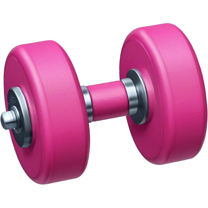 pink dumbbell emoji