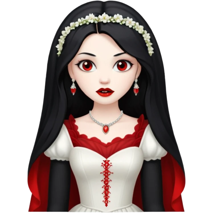 Vampire bride, tradition of vampire, Hungy. emoji