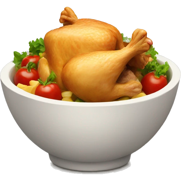 chicken bowl emoji