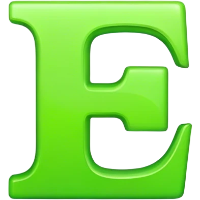 Letter E  emoji