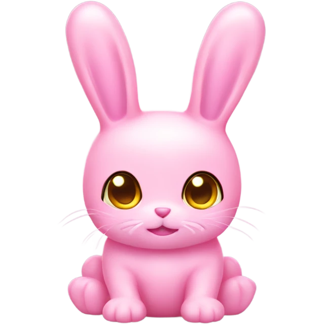 Light pink jelly cat bunny emoji