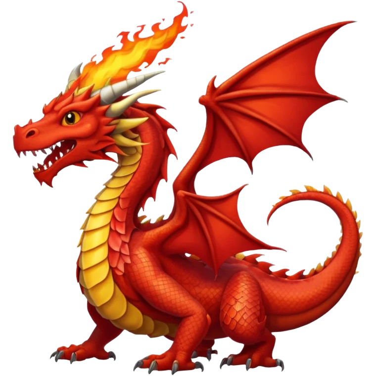 a red wales dragon emoji