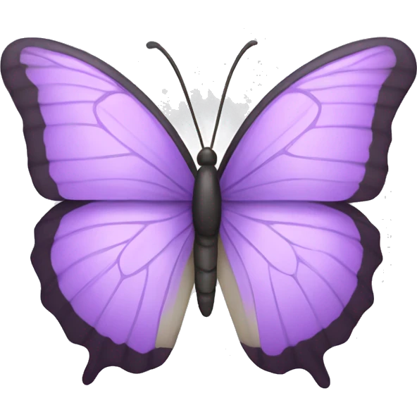 light purple butterfly emoji