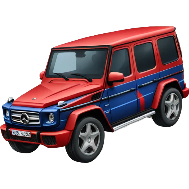 Spiderman driving G-Wagon emoji