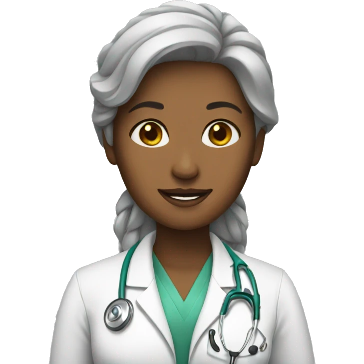 woman doctor emoji