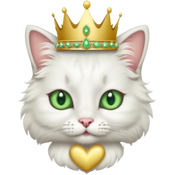 cat with a tiara emoji