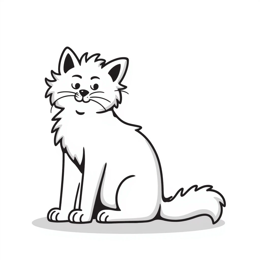 A red Maine Coon cat emoji