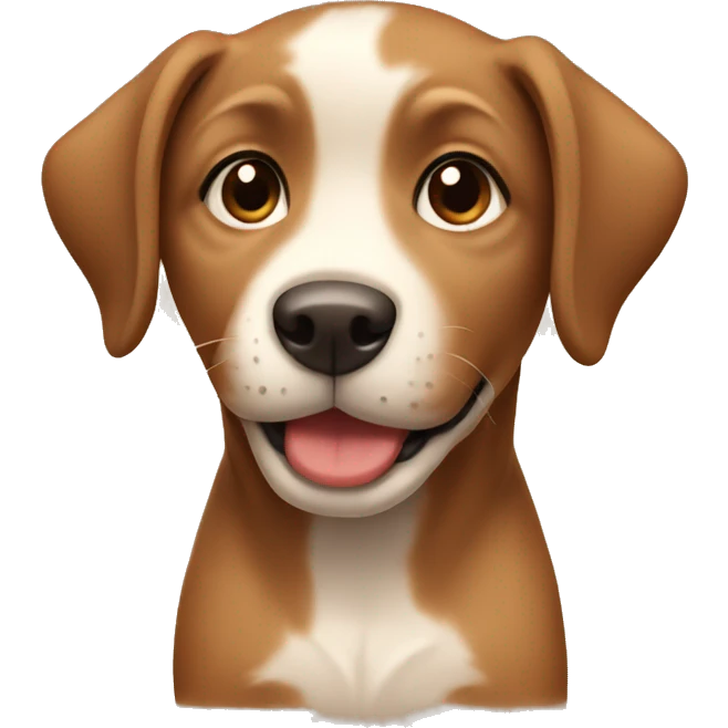 tan and brown puppy emoji