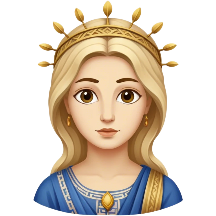 greek spiritual muse paint emoji