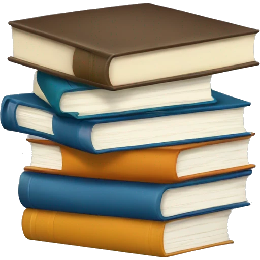 Stack of books  emoji