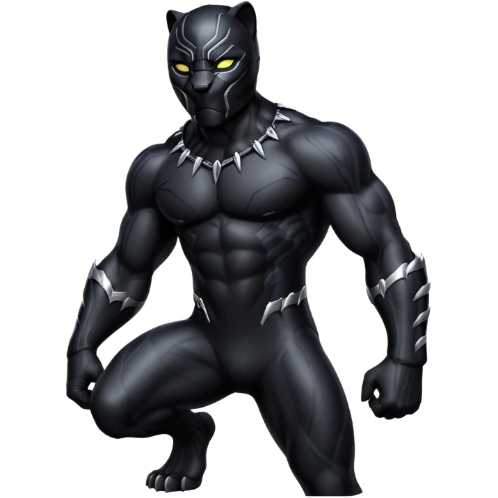 Black panther from far emoji