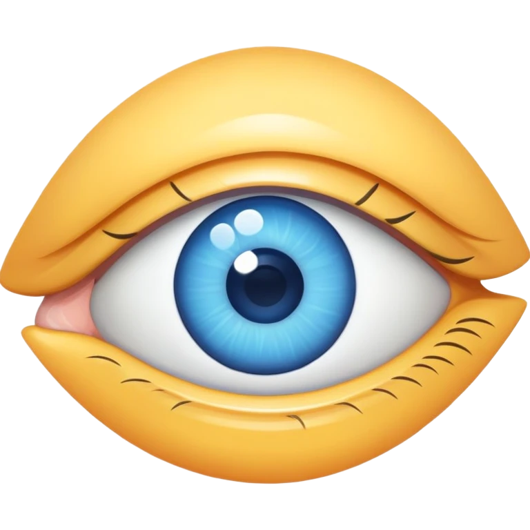 голубой глаз emoji