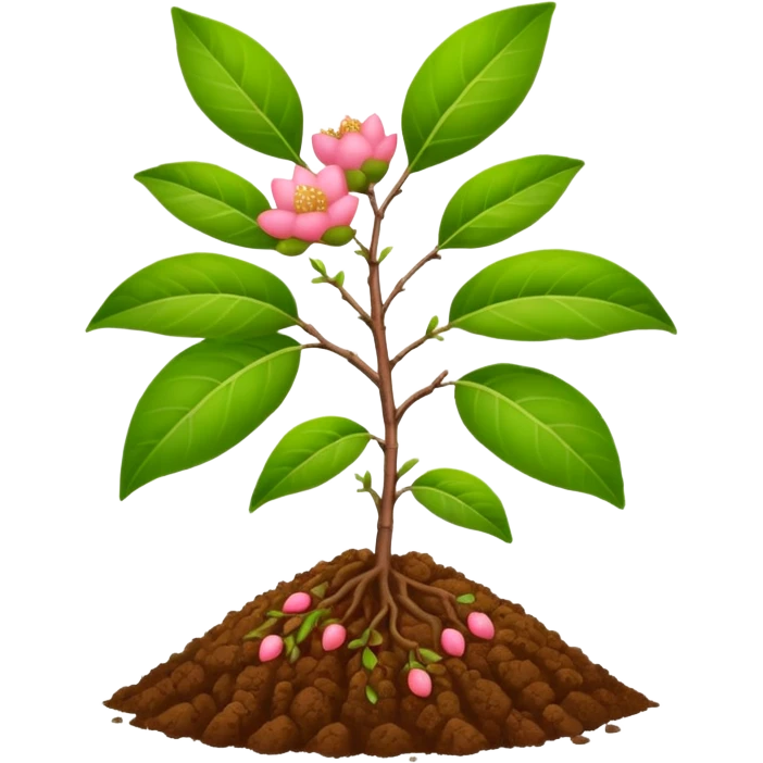 guava plant with ground emoji