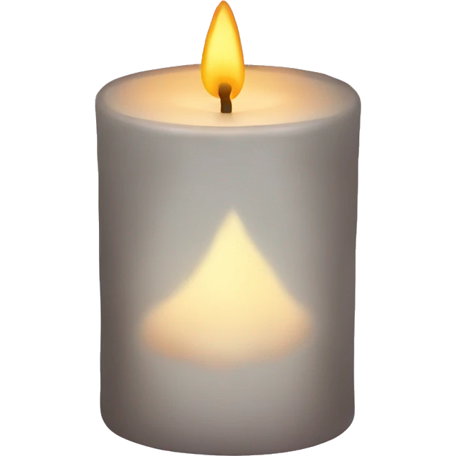 Cozy candle  emoji