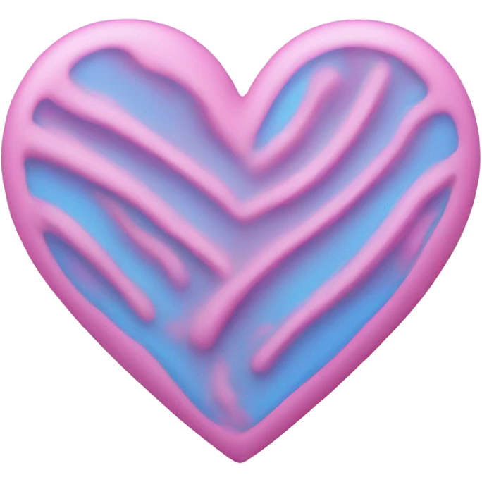 Pink blue heart emoji