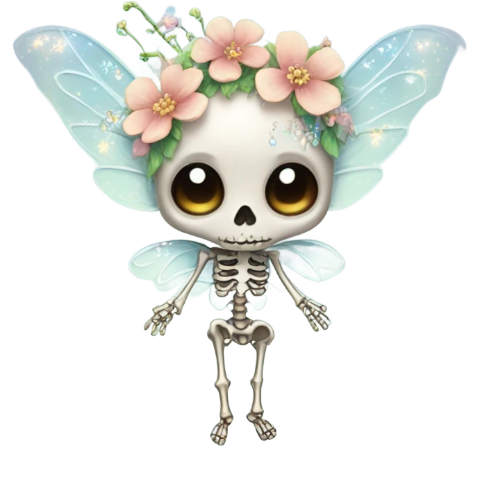Fairy skeleton  emoji