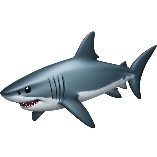 shark with tophat emoji