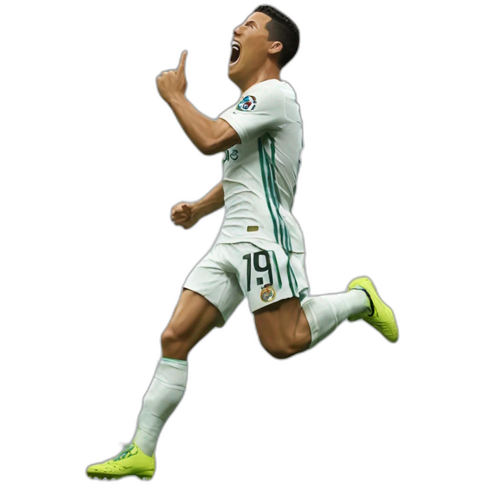 Ronaldo famous celebration  emoji