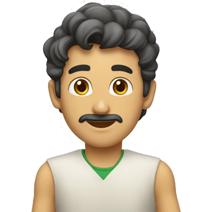 دختر با موهای ابی emoji