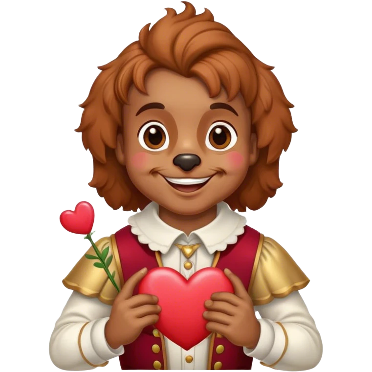 Cavalier happy valentines emoji