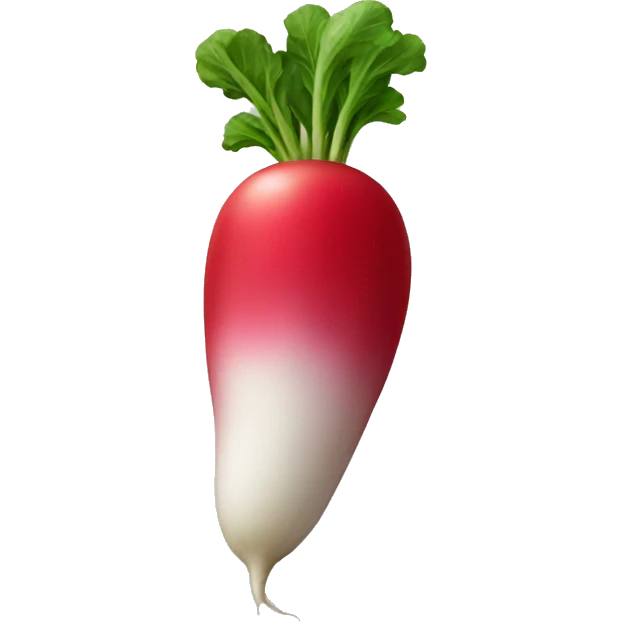 radish  emoji