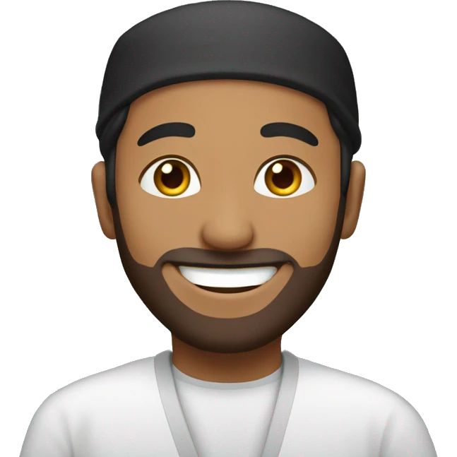 muslim man smiling emoji