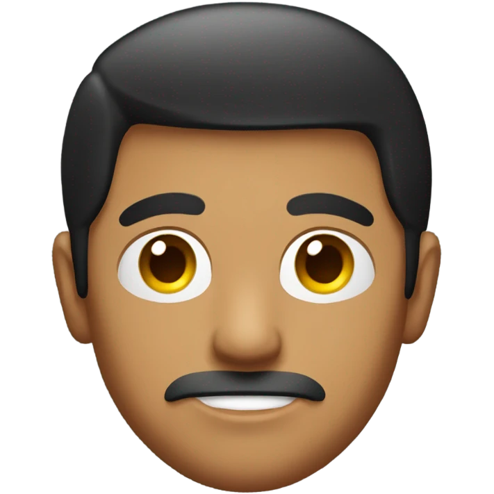Mexican guy with Edgar haircut red hoodie and black shirt emoji
