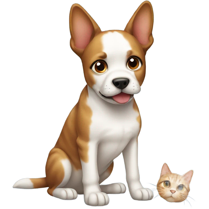 dog and cat emoji